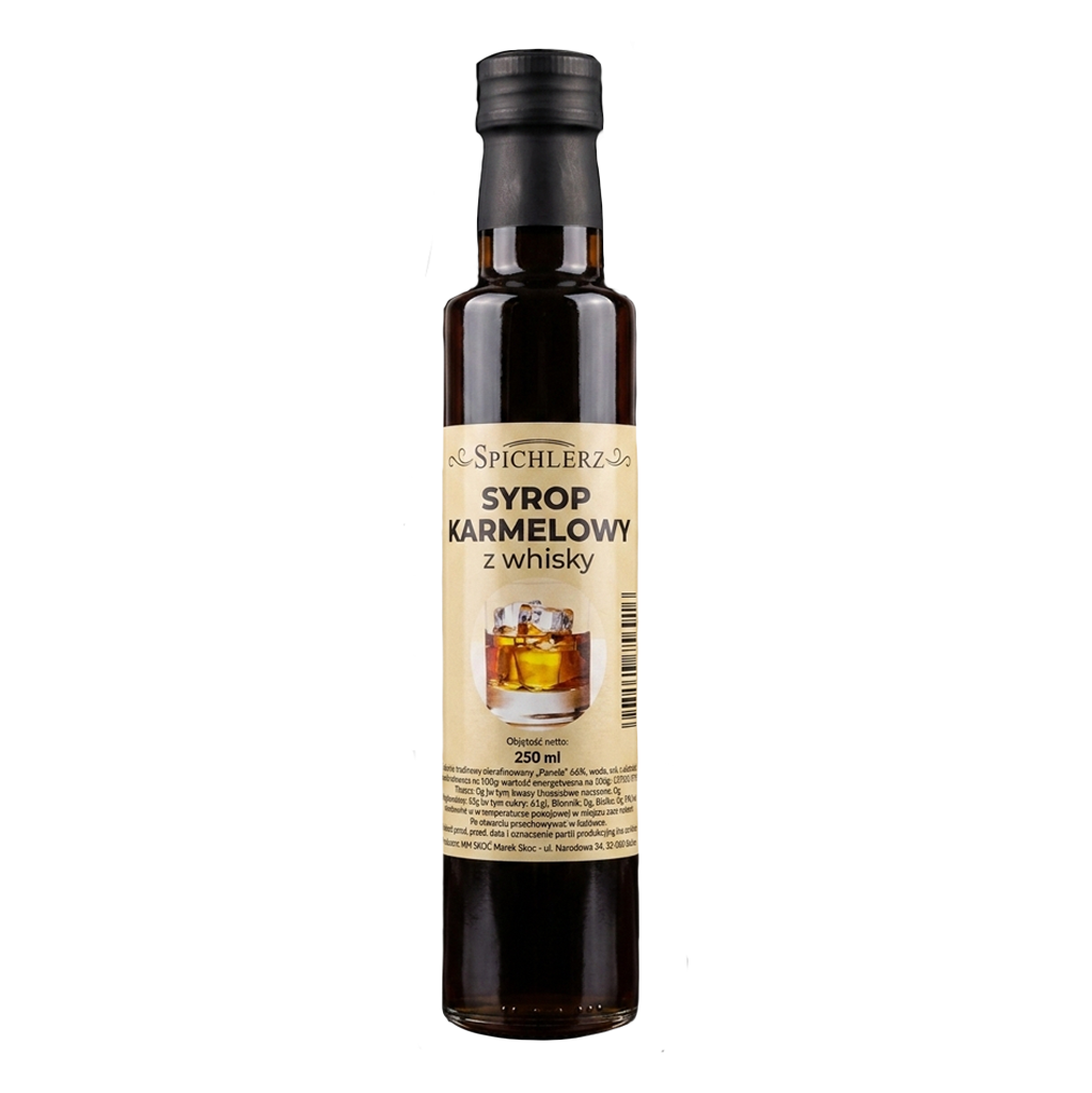 Syrop karmelowy z whisky 250 ml
